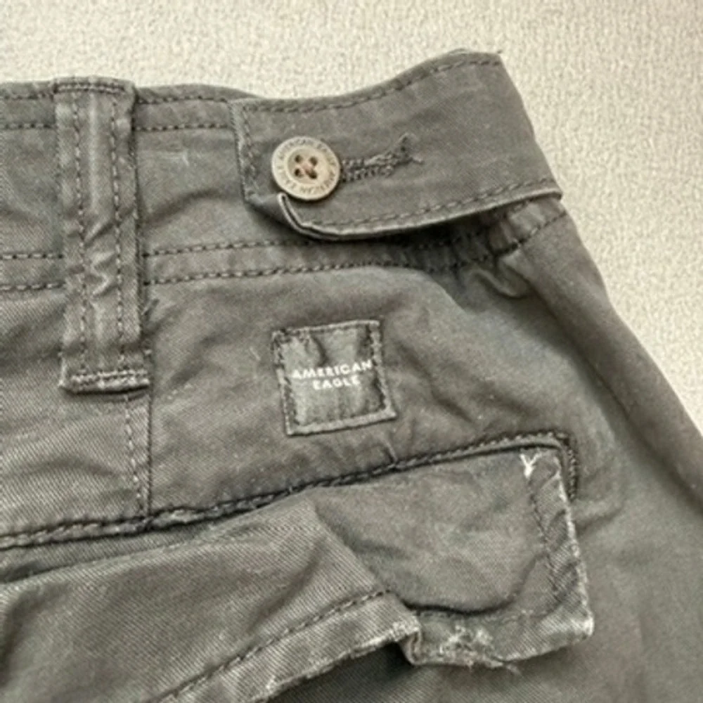 American Eagle Flex Cargo Pants Straight Fit 40x32 (FIT 39x30) Black Tactical